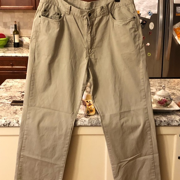 Tommy Bahama classic 40w 34L Khaki dress pants - Picture 6 of 6